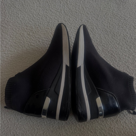 MICHAEL Michael Kors Black Knit Sock Boots - Picture 2 of 3